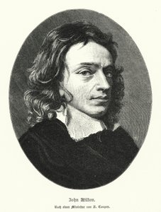 John Milton, englischer Dichter von Samuel (after) Cooper