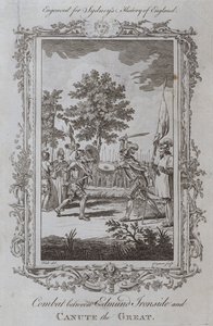 Kampf zwischen Edmund Ironside und Knut dem Großen