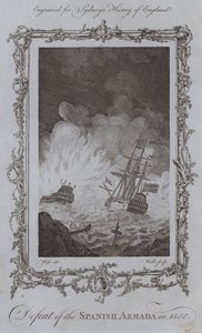 Niederlage der spanischen Armada im Jahr 1588