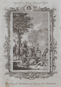 Das Morden der Druiden und das Verbrennen ihrer Haine von Samuel (after) Wale