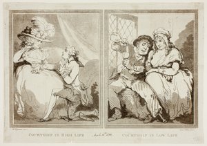 Werbung in hohen und niedrigen Kreisen von Samuel Alken