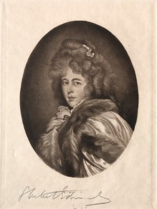 Miss Farren, Gräfin von Derby von Samuel Arlent Edwards