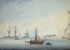 Schiffe vor Shakespeares Klippe, 1806
