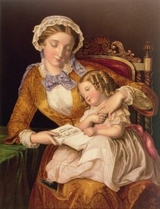 Die erste Lektion, veröffentlicht von Baxter, 1855