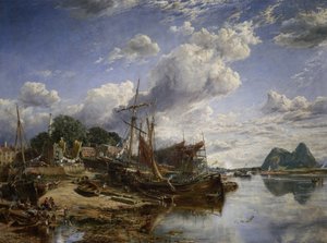 Die Werft der Firma Archibald McMillan et fils in Dumbarton (Schottland), Herstellung von 