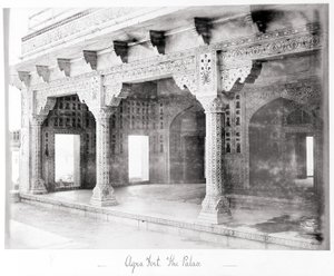 Fort Agra, der Palast von Samuel Bourne