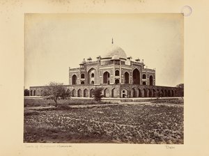 Delhi; das Mausoleum des Kaisers Humayun von Samuel Bourne