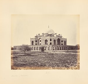 Delhi; das Mausoleum des Kaisers Humayun von Samuel Bourne