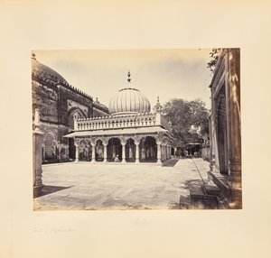 Delhi; das Grabmal von Nizam-ood-deen von Samuel Bourne