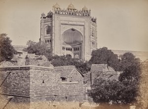 Fatehpur Sikri, Wachttor der Festung von Samuel Bourne