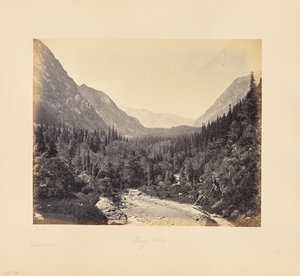 Gesamtansicht des Wanga-Tals von Samuel Bourne