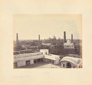 Lahore: Blick vom Palast in der Festung von Samuel Bourne