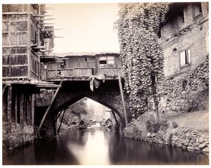 Am Marqual-Kanal, Kaschmir von Samuel Bourne