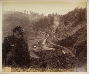 Umkehrstation unterhalb von Teendaria, Darjeeling, aus 