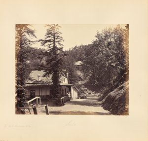Simla; The Mall, Combermere Ridge von Samuel Bourne