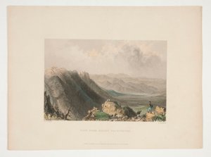 Blick vom Mount Washington, Illustration für Nathaniel Parker Willis von Samuel Bradshaw
