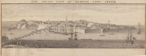 Die Südansicht von Berwick Upon Tweed von Samuel Buck