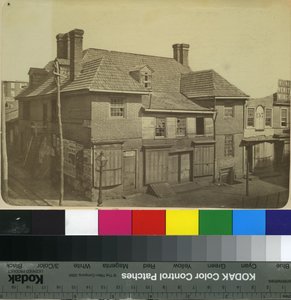 Schieferdachhaus, ca. 1868 von Samuel Castner