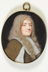 Ein Herr in Weiß gekleidet von Samuel Cooper