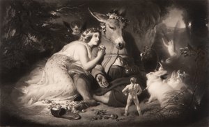 Ein Sommernachtstraum von Shakespeare, Akt 4, Szene 1 von Samuel Cousins