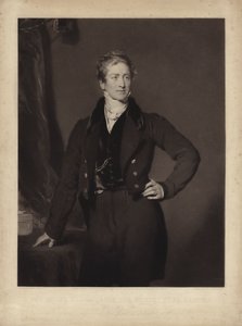 Sir Robert Peel, englischer konservativer Politiker und Premierminister (Gravur) von Samuel Cousins