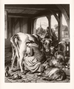 Das Dienstmädchen und die Elster von Samuel Cousins