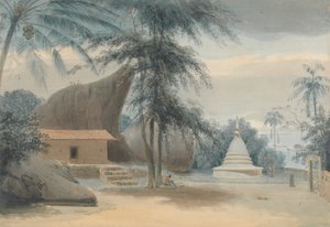 Eine Szene zwischen Galle und Matura, etwa sechs Meilen von Galle entfernt von Samuel Daniell