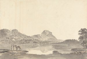 Figuren an einem See