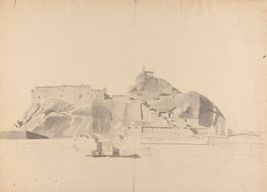Festung auf einem felsigen Vorsprung von Samuel Davis