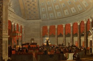 Das Repräsentantenhaus, um 1822 von Samuel Finley Breese Morse