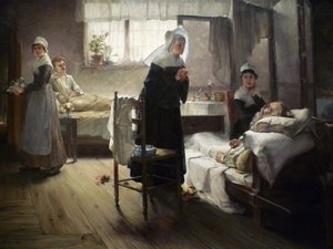 Evangeline entdeckt ihren Verlobten im Krankenhaus von Samuel G. Richards