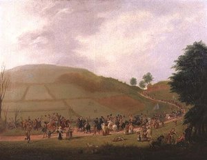 Der Wahlzug von Sir William Miles (1797-1878) von Samuel Griffiths Tovey