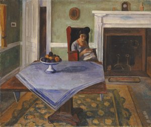 Bauernhof Innenansicht, ca. 1924