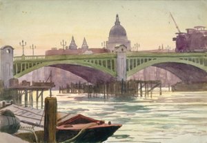 Southwark Bridge, London von Samuel Harry Hancock