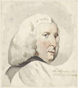 Kopf eines Mannes, nach rechts von Samuel Henri Mendes da Costa