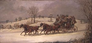 Postkutsche von Ipswich nach London von Samuel Henry Alken