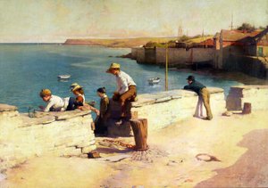Abend in Padstow, 1890