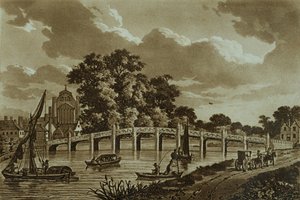 Hampton Court Bridge, Illustration aus 