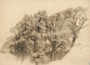 Landschaft mit Bäumen, 1884
