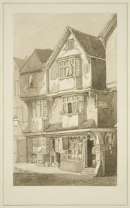 Alte Häuser, Ecke Long Row, Temple Street