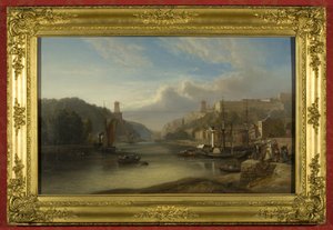 Blick auf den Avon bei Hotwells, ca. 1840 von Samuel Jackson