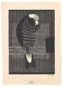 Rosakakadu von Samuel Jessurun de Mesquita (signed by artist)