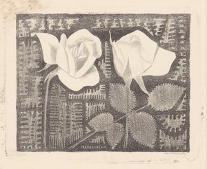 Zwei Rosen von Samuel Jessurun de Mesquita (signed by artist)