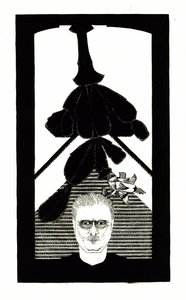 Selbstporträt mit einem Osterkaktus, ca. 1927 von Samuel Jessurun de Mesquita