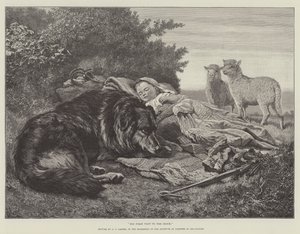 Sein erster Besuch bei der Herde, in der Ausstellung des Instituts der Maler in Öl-Farben