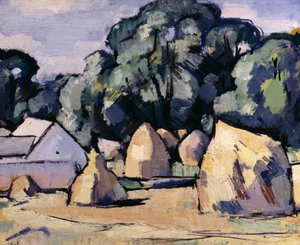 Laggan-Farmgebäude in der Nähe von Dalbeattie von Samuel John Peploe