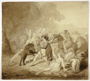 Szene aus Cymbeline von Samuel John Stump