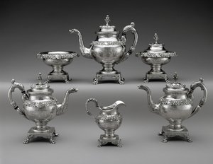 Tee- und Kaffeeservice, ca. 1824-1829