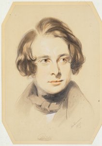 Frühes Porträt von Charles Dickens, 1837