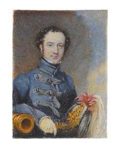 Kapitän William Siborne, um 1830 von Samuel Lover